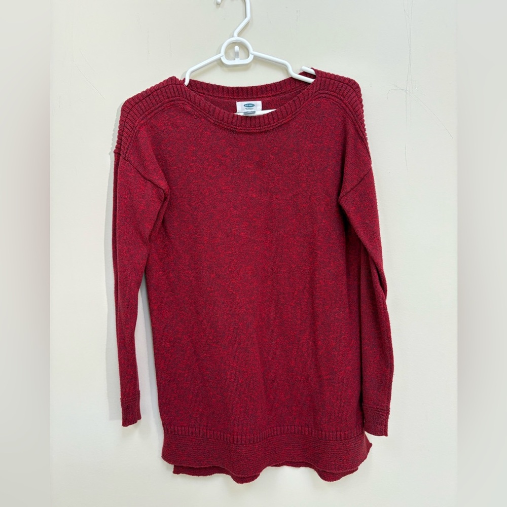 Old Navy Women’s XS Tunic Sweater Boatneck Maroon